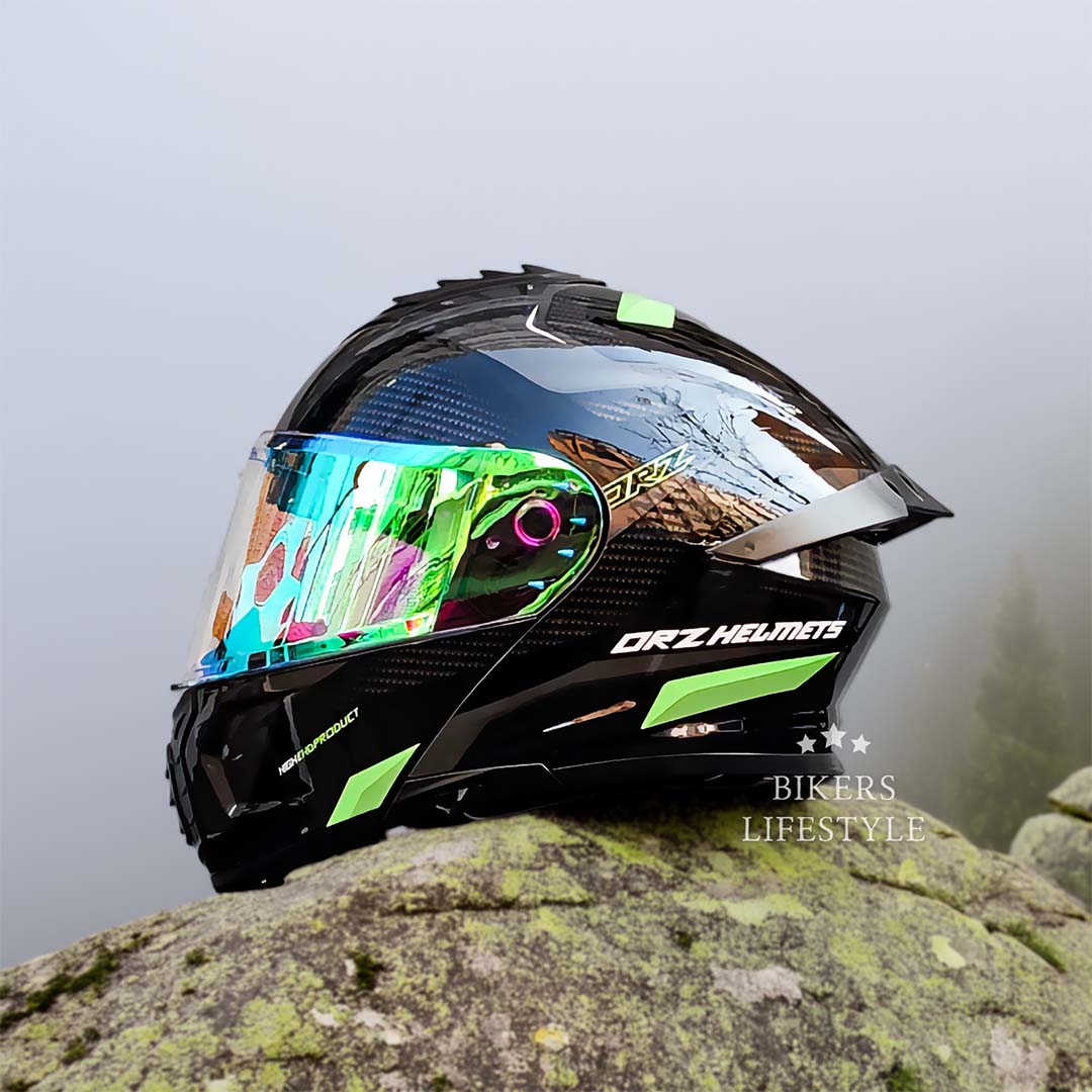 Motorcycle Helmet | Modular Flip-Up Dual Lens | DOT & ECE Certified