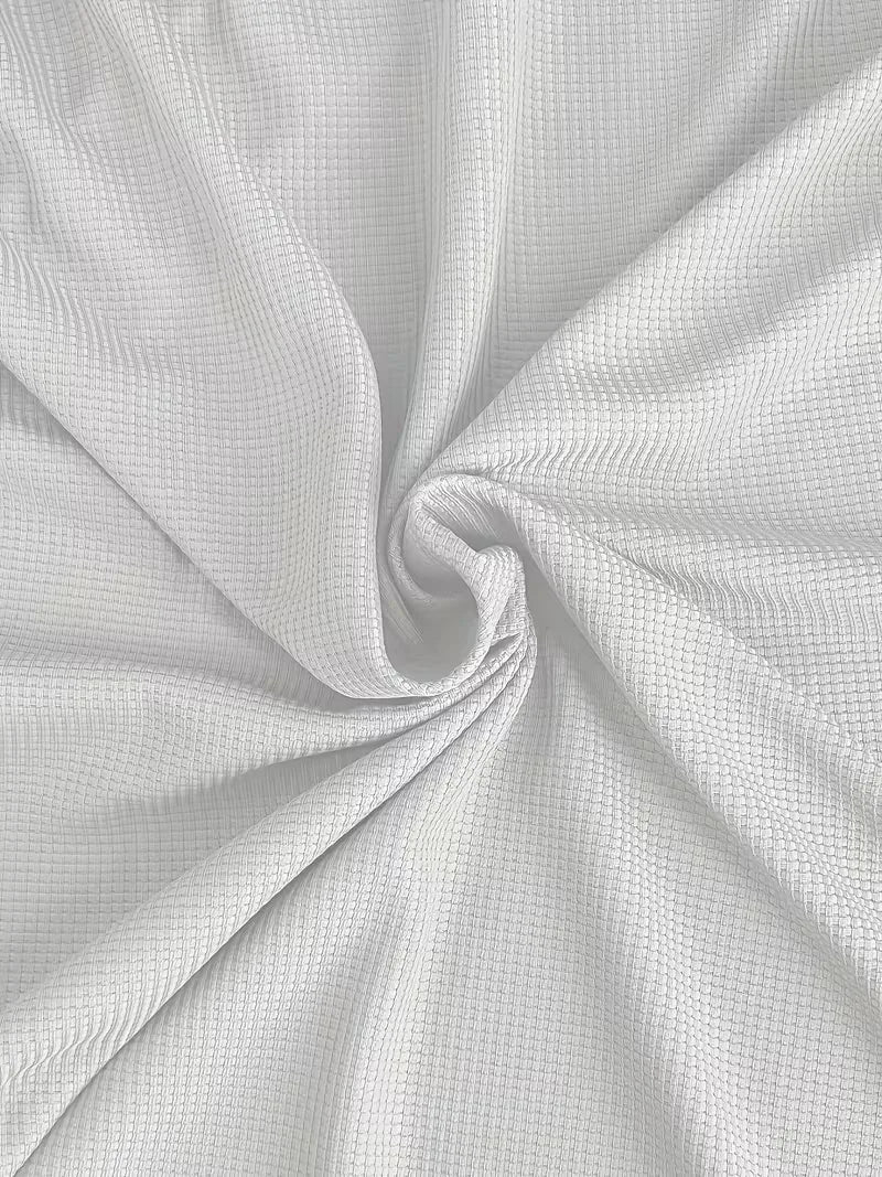 Men’s Polo Shirt | Short Sleeve V-Neck | Waffle Texture & Stretch Fabric