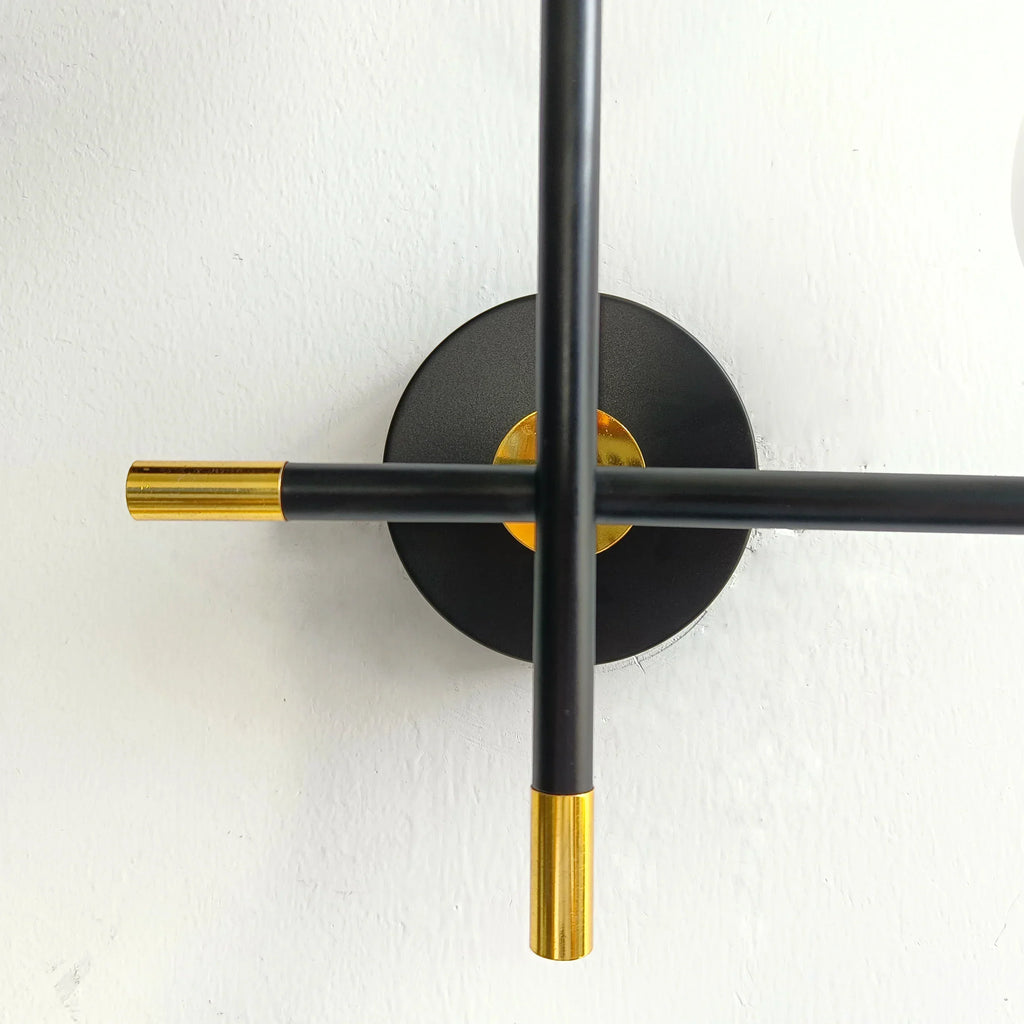 LED Wall Light | Round Glass Globe & Warm Illumination