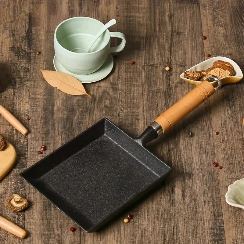 Egg Pan | Square Cast Iron & Natural Non-Stick