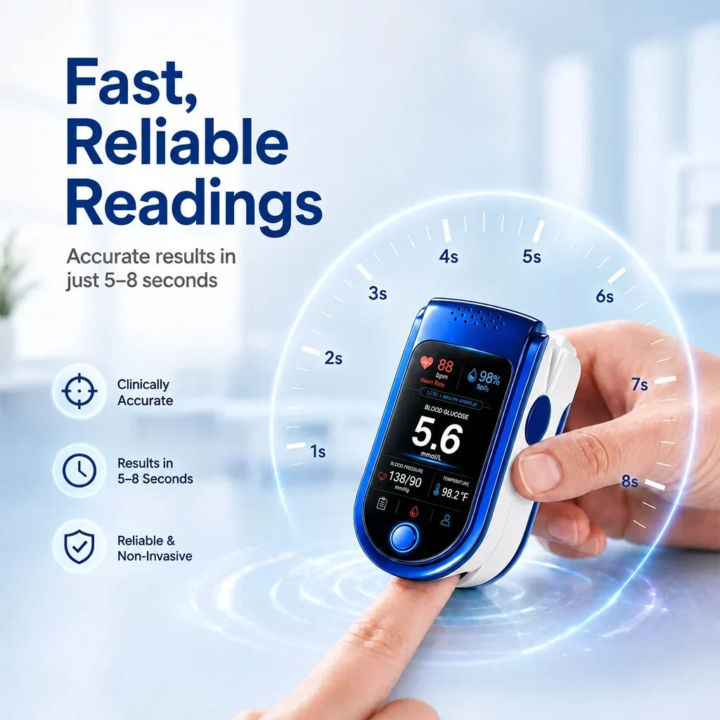 Glucose Monitor | Non-Invasive & Pain-Free | Daily Health Tracking