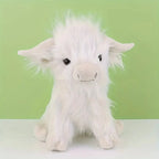 Highland Cow Plush Toy | Soft & Shaggy Mane | 25 cm
