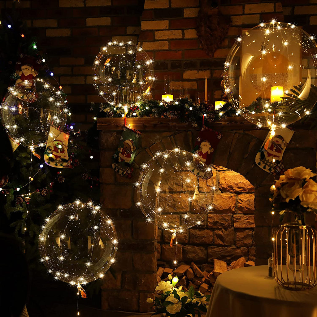 LED Balloons | Light-Up Party Decor | Set of 5, 45 Cm