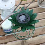 Hanging Pineapple Lantern | Solar-Powered & Weather-Resistant