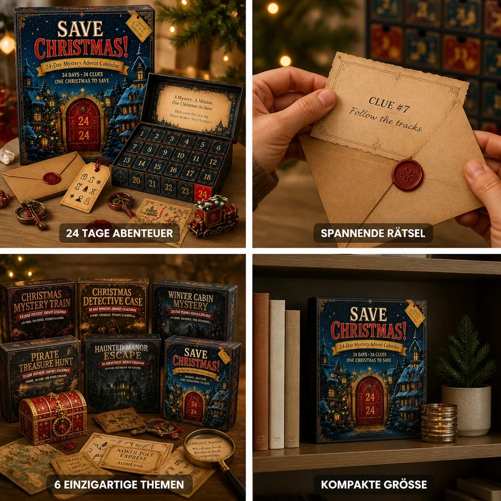 Advent Calendar | Escape Room Puzzle Adventure | 24 Days
