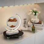 Sand Art Lamp | Rotating 3D Sand Art & Warm LED Light | USB Charging