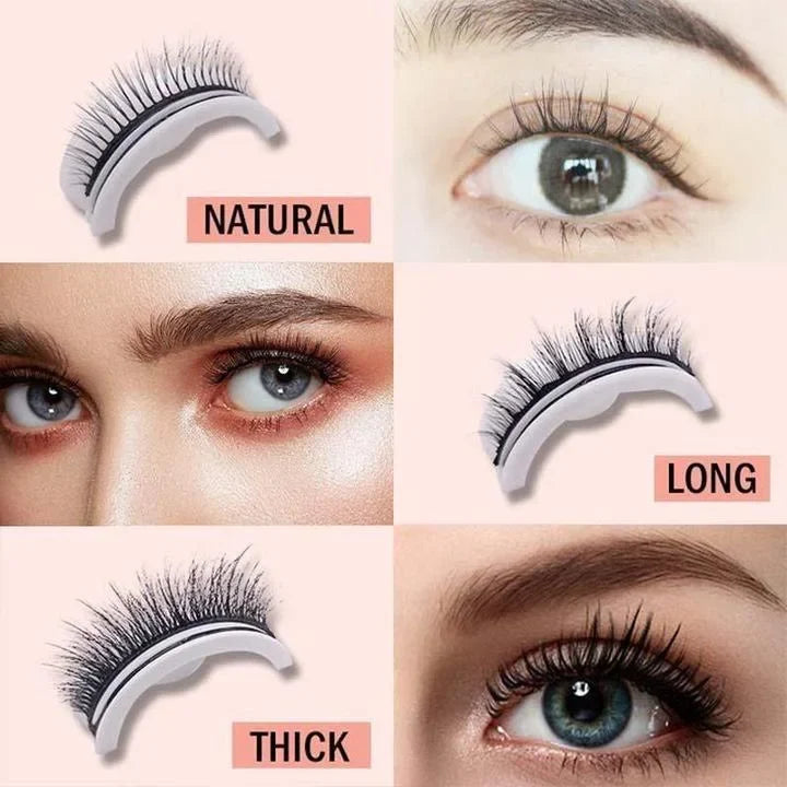 False Eyelashes | Self-Adhesive Reusable & Natural-Looking