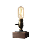 Table Lamp | Industrial Metal & Exposed Bulbs