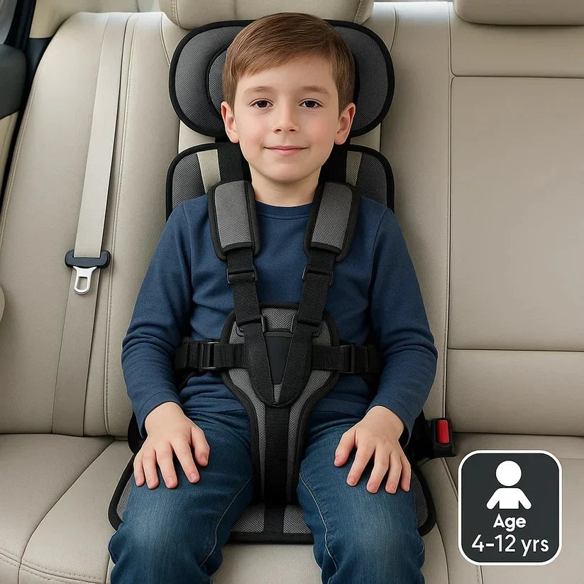 Child Travel Seat | Foldable & Ultra-Light 5-Point Safety Harness