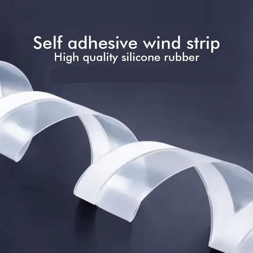 Door Seal | Flexible Silicone & Self-Adhesive | 5 m Roll