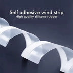 Door Seal | Flexible Silicone & Self-Adhesive | 5 m Roll