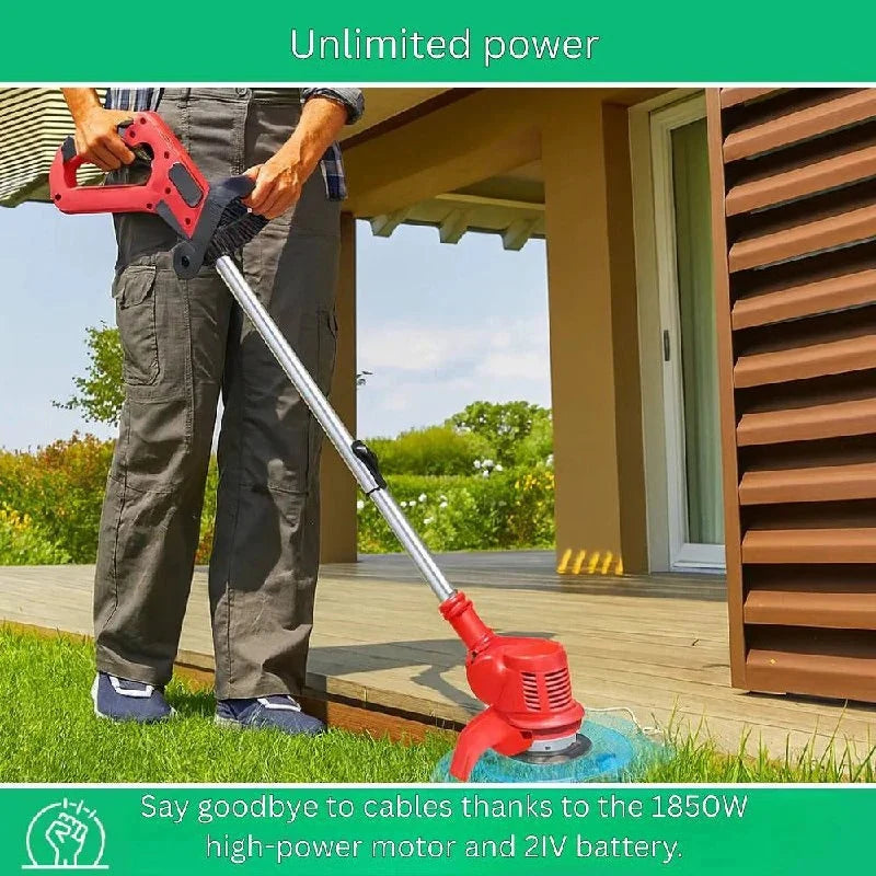 Brush Cutter | 21V Cordless 850W | Adjustable Handle