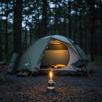 Butane Camping Lamp | Stepless Adjustable Flame & Wind-Resistant