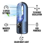 Portable Air Conditioner | Bladeless, USB-Powered & Ultra-Quiet | 100 ml Tank