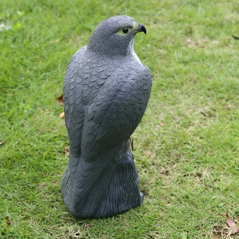 Falcon Decoy | Realistic & Weather-Resistant PE Resin | 40 x 17.5 x 17 cm