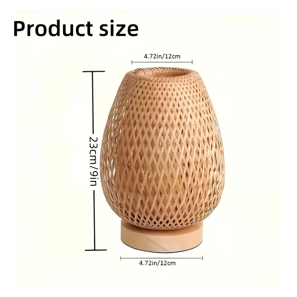Table Lamp | Natural Bamboo USB-Powered & Energy Efficient