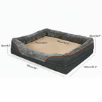 Dog Bed | Orthopedic Memory Foam | Machine-Washable Cover