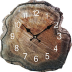 Wall Clock | Minimalist Wood Finish & Silent Quartz | 30 cm Diameter