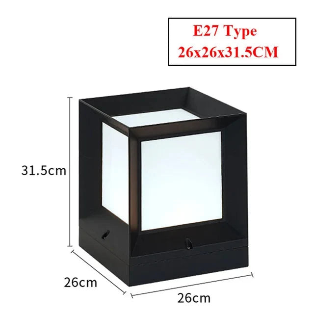 Outdoor Pillar Light | Weather-Resistant LED & Warm Lighting | 12W