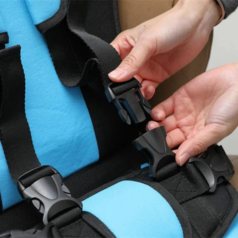 Child Travel Seat | Foldable & Ultra-Light 5-Point Safety Harness