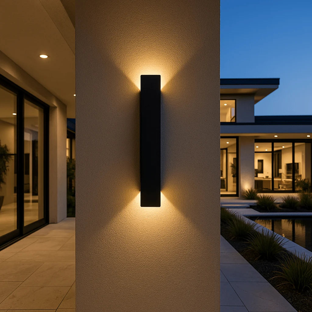 Wall Light | Cylindrical Diffused LED & Space-Saving