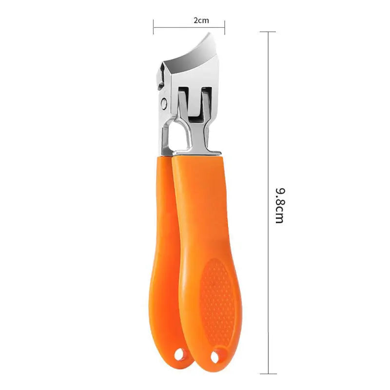Nail Clipper | Stainless Steel Blades & Splash Guard | For Thick Nails