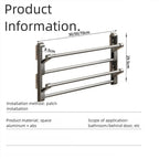 Shoe Rack | Wall-Mounted & Integrated Drainage | Mounting Hardware Included