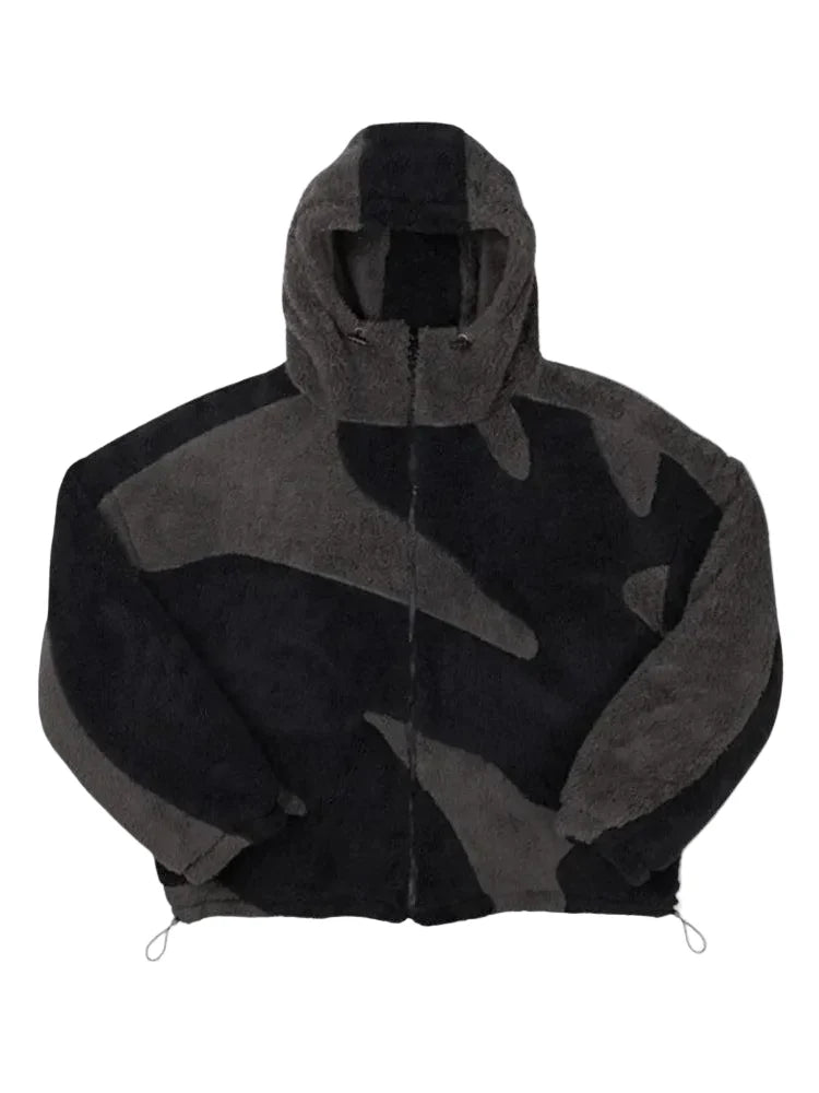Men’s Jacket | Soft Textured Hooded Zip-Up | Adjustable Drawstring Hem