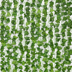 Artificial Ivy Strips | Lifelike Evergreen Leaves & Maintenance-Free | Set of 12