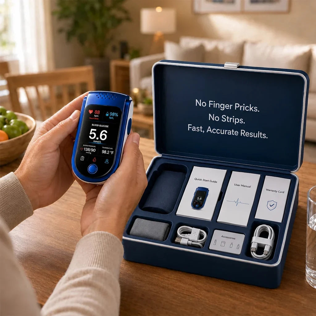 Glucose Monitor | Non-Invasive Needle-Free | Daily Health Tracking