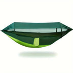 Outdoor Hammock | Integrated Mosquito Net & Sun Canopy | 260 x 140 cm