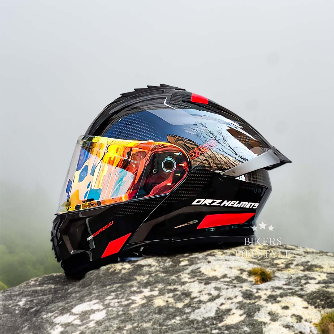 Motorcycle Helmet | Modular Flip-Up Dual Lens | DOT & ECE Certified