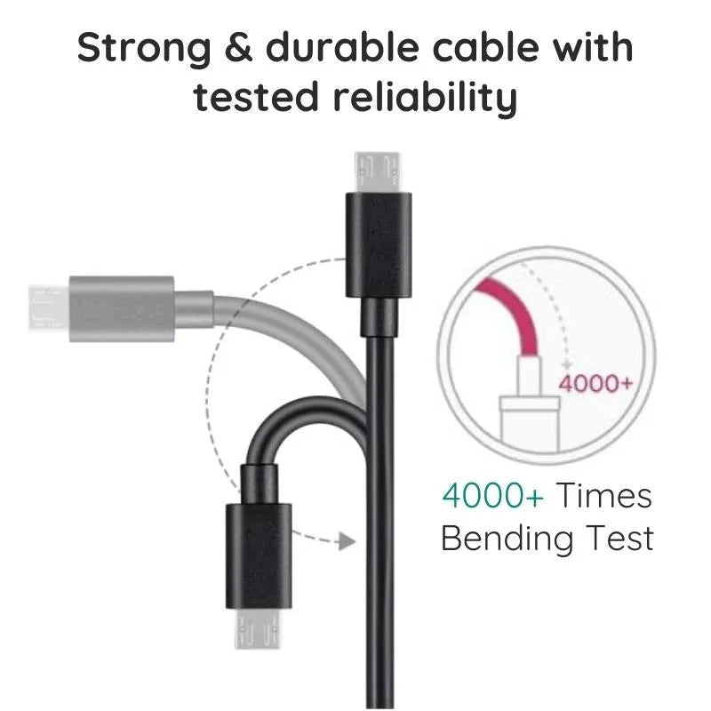 Micro USB Cable | Fast Charging & Data Transfer | 10 Ft