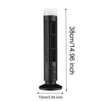 Tower Fan | Bladeless & USB-Powered | Compact Desktop Design