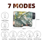 Hunting Rangefinder | 1000-Yard Precision & 6.5X Optics | USB-C Rechargeable