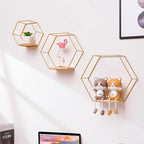 Wall Shelf | Hexagonal Geometric & Easy To Mount