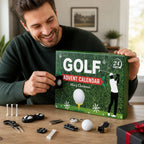 Golf Advent Calendar | Golf Accessories & Gift-Ready Box | 24 Doors