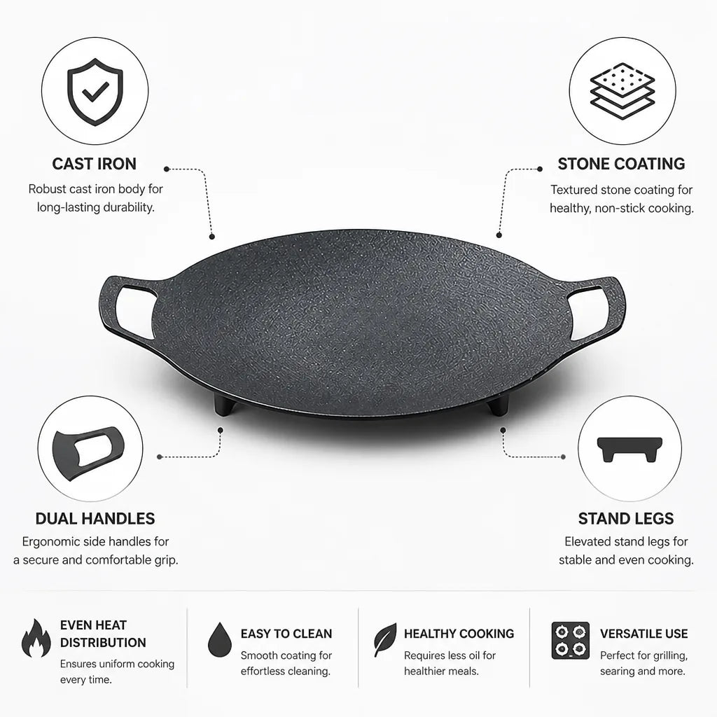 Cast Iron Grill Pan
