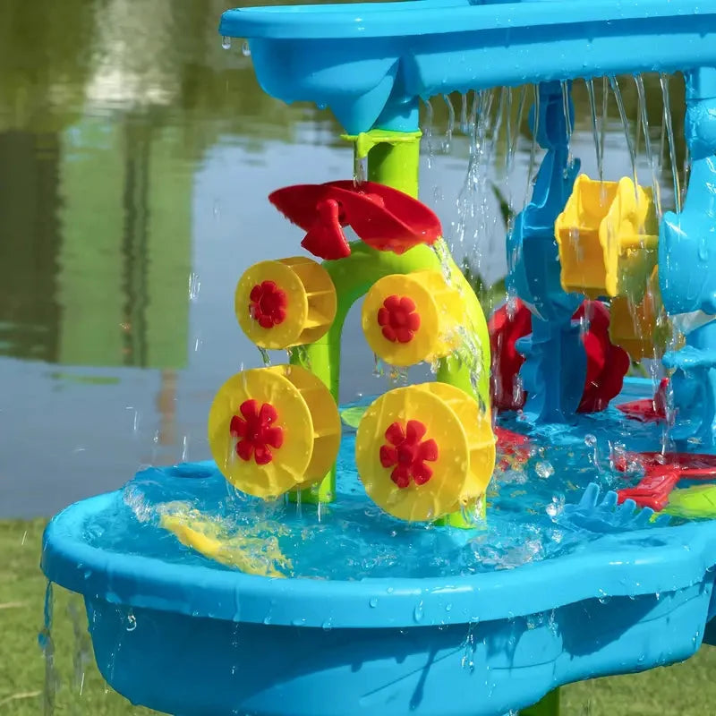 Sand & Water Table | Multi-Compartment & BPA-Free | 15-Piece Set