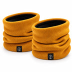 Neck Warmer | Knitted Fleece-Lined Double Insulation | Set of 2
