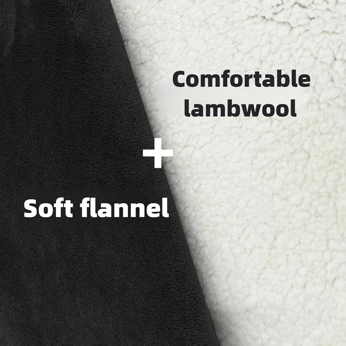 Heated Blanket | Flannel & Lambswool | 6 Heat Settings With LCD Display