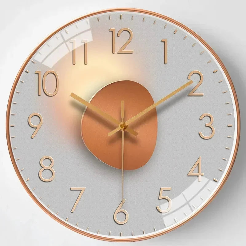 Wall Clock | Silent & Elegant Design | 20 cm
