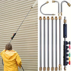 Pressure Washer Wand Set | Telescoping Up To 4000 PSI | 7-Piece Kit