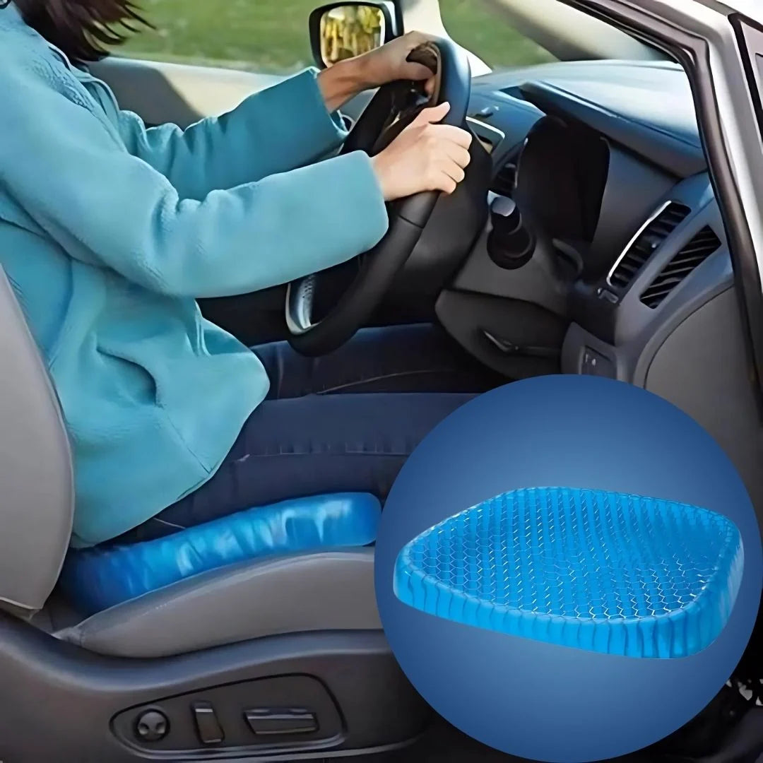 Seat Cushion | Orthopedic Gel Pressure Relief & Removable Cover