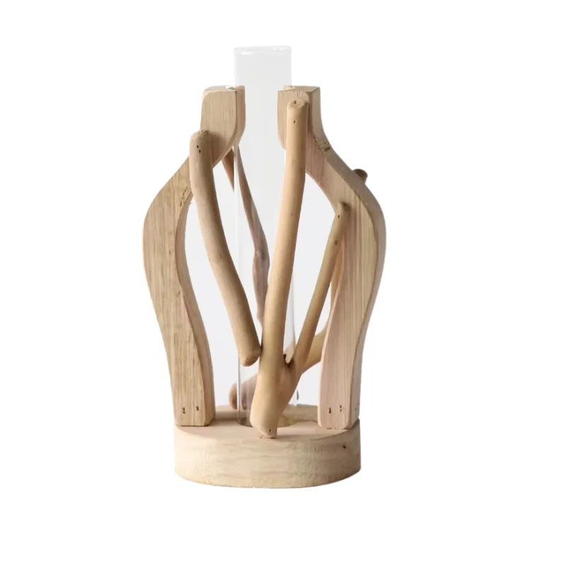 Vase | Bamboo & Wood Branch Design