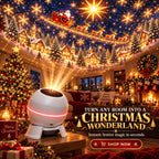 Christmas Light Projector | Moving Star Patterns | USB Powered