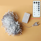 Outdoor String Lights | Energy-Efficient LED & Weather-Resistant | Transparent Cable