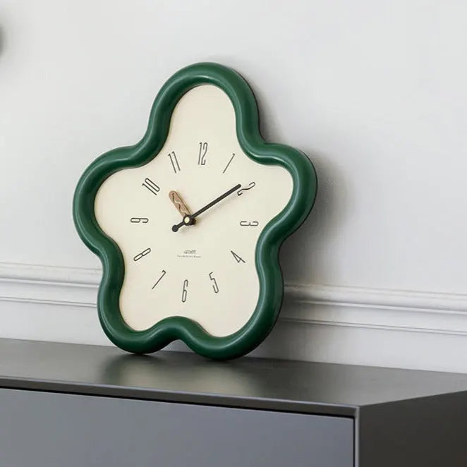 Wall Clock | 3D Floral & Silent Movement | Eco-Friendly MDF & Acrylic