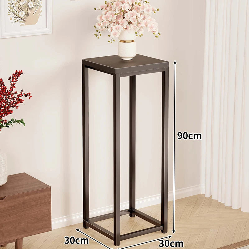 Plant Stand | Metal Frame & Space-Saving | 75 cm Tall