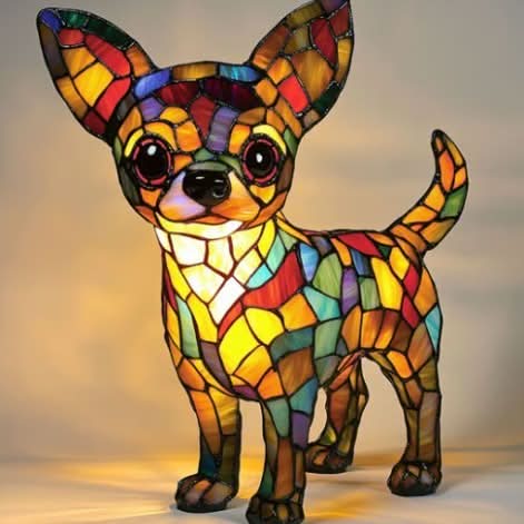 Night Light | Dog-Shaped Design & Warm LED Glow | USB Powered